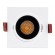 GloboStar® LEO-SQ 60288 Χωνευτό LED Spot Downlight TrimLess Μ8.5xΠ8.5cm 10W 1300lm 38° AC 220-240V IP20 Μ8.5 x Π8.5 x Υ6.6cm - Τετράγωνο - Κινούμενο - Λευκό με Μαύρο Κάτοπτρο & Anti-Glare HoneyComb - Φυσικό Λευκό 4500K - Bridgelux COB - 5 Years Warranty