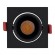 GloboStar® LEO-SQ 60292 Χωνευτό LED Spot Downlight TrimLess Μ8.5xΠ8.5cm 10W 1300lm 38° AC 220-240V IP20 Μ8.5 x Π8.5 x Υ6.6cm - Τετράγωνο - Κινούμενο - Μαύρο & Anti-Glare HoneyComb - Φυσικό Λευκό 4500K - Bridgelux COB - 5 Years Warranty