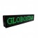 GloboStar® 90302 Κυλιόμενη Ψηφιακή Επιγραφή P10 LED SMD AC 220-240V με Wi-Fi - Αδιάβροχή IP65 - Διπλής Όψης - Μ104 x Π12 x Υ20cm Πράσινο