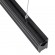 GloboStar® MARKET 61020-P Γραμμικό Κρεμαστό Φωτιστικό Linear LED 18W 2230lm 60° AC 220-240V Μ120 x Π2 x Υ4cm Ψυχρό Λευκό 6000K - Μαύρο - 3 Years Warranty
