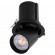 GloboStar® VIRGO-B 60313 Χωνευτό LED Spot Downlight TrimLess Φ13.5cm 20W 2500lm 36° AC 220-240V IP20 Φ13.5cm x Υ14cm - Στρόγγυλο - Μαύρο - Θερμό Λευκό 2700K - Bridgelux COB - 5 Years Warranty