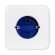 GloboStar® TRAVEL PowerCube PRO Certified 79646 Πολύπριζο 5 Θέσεων με 1.5m Kαλώδιο - 5 Πρίζες Ασφαλείας Childproof EU Schuko AC 220-240V Μ7.5 x Π11.5 x Υ7.5 - Λευκό με Μπλε - Max Load 3680W/16A
