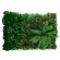GloboStar® 78428 Artificial - Συνθετικό Τεχνητό Διακοσμητικό Πάνελ Φυλλωσιάς - Κάθετος Κήπος Πυξάρι - Φτέρη - Μονστέρα - Αμάραντος - Πράσινο Μ60 x Υ40 x Π8cm
