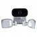 GloboStar® 86043 Προβολέας LED SMD 24W 2160lm με IP Camera 1080P 2MP WiFi 150° Μοιρών - AC 230V - με Αισθητήρα Ημέρας-Νύχτας & Ρύθμιση Χρόνου Ανάμματος - Αδιάβροχος IP66 Ψυχρό Λευκό 6000K - Ασημί