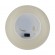 GloboStar® CANDLE 79549 ΣΕΤ 2 x Διακοσμητικά Realistic Κεράκια με LED Εφέ Κινούμενης Φλόγας - Μπαταρίας 12 x CR2032 Θερμό Λευκό 2700K Μπεζ D6 x H5cm