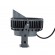 GloboStar® TREELIGHT-VINA 90360 Σποτ Φωτισμού με Αντιθαμβωτική Γρίλια Ειδικό για Φυτά - Δέντρα με Βάση Κήπου / Καρφωτό LED 24W 2160lm 10° DC 24V Αδιάβροχο IP65 L21.5 x W18.3 x H14cm Θερμό Λευκό 3000K - Γκρι Ανθρακί - 3 Years Warranty