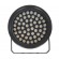 GloboStar® FLOOD-NEVA 90398 Προβολέας Wall Washer για Φωτισμό Κτιρίων LED 54W 4860lm 30° DC 24V Αδιάβροχο IP65 Μ24.5 x Π24.5 x Υ14.7cm Θερμό Λευκό 3000K - Γκρι Ανθρακί - 3 Χρόνια Εγγύηση
