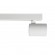 GloboStar® LEONARDO 60347 Μοντέρνο Φωτιστικό Οροφής Ράγα με Κινούμενα Σποτ LED Spot Downlight 20W 2400lm 60° AC 220-240V IP20 Μ32 x Π7 x Υ11.8cm - Λευκό - Φυσικό Λευκό 4500K - Bridgelux COB - 5 Years Warranty