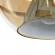 GloboStar® GLASSO 60927 Μοντέρνο Κρεμαστό Φωτιστικό Οροφής Μονόφωτο 1 x E27 Φιμέ Καθρεπτιζέ Χρυσό Μελί Γυάλινη Μπάλα με Μεταλλικό Επιχρωμιωμένο Σώμα Φ27 x Υ52cm