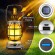GloboStar® 69931 Αυτόνομο Ηλιακό Επαναφορτιζόμενο Φανάρι Camping LED 5W με Εναλλαγή Χρωμάτων Flame Effect & Επαναφορτιζόμενη Μπαταρία 18650 1200mAh Li-ion - Power Bank - Αδιάβροχο IP54 - Dimmable - Μαύρο Ασημί - Flame Effect 1800K - Ψυχρό Λευκό 6000K Φ10.