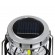 GloboStar® 69932 Αυτόνομο Ηλιακό Επαναφορτιζόμενο Φανάρι Camping LED 5W με Επαναφορτιζόμενη Μπαταρία 18650 1200mAh Li-ion - Power Bank - Αδιάβροχο IP54 - Dimmable - Μαύρο Ασημί - Ψυχρό Λευκό 6000K Φ10.2 x Υ16cm