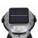 GloboStar® 69923 Αυτόνομος Ηλιακός Φωτοβολταϊκός Φορητός Φακός Φανάρι LED Camping 3W 150lm - 1200mAh - Μανιβέλα Φόρτισης - Power Bank - Καλώδιο Φόρτισης Micro USB - Ψυχρό Λευκό 6000K Φ13 x Υ25cm