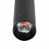 GloboStar® CANAL 60375 Κρεμαστό Φωτιστικό Σποτ Οροφής LED Downlight 7W 700lm 36° AC 220-240V IP20 Φ4 x Υ40cm Θερμό Λευκό 2700K - Μαύρο - Bridgelux COB - 5 Years Warranty
