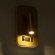 GloboStar® LADY-O 61366 Μοντέρνο Φωτιστικό Τοίχου - Απλίκα Ξενοδοχείου Bed Side LED 10W 1000lm 36° & 360° AC 220-240V - Reading Light & 360° Κρυφός Φωτισμός - Φορτιστής USB 3A - Μ10.5 x Π10 x Υ18.5cm - Φυσικό Λευκό 4500K - Χρυσό Βούρτσας