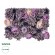 GloboStar® Artificial Garden ROSES STORY 20352 Τεχνητό Διακοσμητικό Πάνελ Λουλουδιών - Κάθετος Κήπος σύνθεση Μωβ & Ροζ Τριαντάφυλλα Μ40 x Π60 x Υ8cm