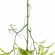 GloboStar® Artificial Garden SALIX MATSUDANA HANGING BRANCH 20414 Τεχνητό Διακοσμητικό Κρεμαστό Φυτό Ιτέα Υ80cm