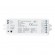 GloboStar® 71468 WT1 SKYDANCE DC WiFi & RF 2.4Ghz Dimmer High Speed Controller 2 Καναλιών DC 12-36V 2 x 5A 180W - Max 10A 180W - IP20 Μ11.5 x Π3.5 x Υ2cm - 5 Years Warranty