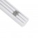 GloboStar® SURFACEPENDANT-PROFILE 70871-1M Προφίλ Αλουμινίου - Βάση & Ψύκτρα Ταινίας LED με Λευκό Γαλακτερό Κάλυμμα - Επιφανειακή & Κρεμαστή Χρήση - Πατητό Κάλυμμα - Λευκό - 1 Μέτρα - Μ100 x Π4.5 x Υ4.2cm