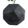 GloboStar® Artificial Garden CARNABY 20780 Επιδαπέδιο Πολυεστερικό Τσιμεντένιο Κασπώ Γλάστρα - Flower Pot Μαύρο Μ30 x Π30 x Υ30cm