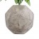 GloboStar® Artificial Garden BOROUGH 20781 Επιδαπέδιο Πολυεστερικό Τσιμεντένιο Κασπώ Γλάστρα - Flower Pot Λευκό - Μπεζ Μ38 x Π38 x Υ38cm