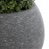 GloboStar® Artificial Garden COLUMBIA 20797 Επιδαπέδιο Πολυεστερικό Τσιμεντένιο Κασπώ Γλάστρα - Flower Pot Γκρι Φ40 x Υ35cm