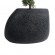 GloboStar® Artificial Garden CHLOE 20708 Επιδαπέδιο Πολυεστερικό Τσιμεντένιο Κασπώ Γλάστρα - Flower Pot Μαύρο Μ60 x Π55 x Υ43cm