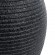 GloboStar® Artificial Garden NASHVILLE 20716 Επιδαπέδιο Πολυεστερικό Τσιμεντένιο Κασπώ Γλάστρα - Flower Pot Μαύρο Φ40 x Υ50cm