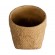 GloboStar® Artificial Garden MENDOZA 20502 Διακοσμητικό Κεραμικό Κασπώ Γλάστρα - Flower Pot Καφέ Φ16.5 x Υ15.5cm