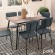 Τραπέζι Shazam pakoworld MDF επεκτεινόμενο χρώμα γκρι cement 120-160x80x76εκ