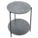 Βοηθητικό τραπέζι Rhythm MDF γκρι μαρμάρου-μαύρο Φ48x60cm
