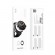 Smartwatch Hoco Y14 IP68 IPS Οθόνη 1.32" 200mAh V5.0 με Δυνατότητα Κλήσεων και 2 Λουράκια Μαύρο/Άσπρο