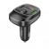 Bluetooth FM Transmitter Hoco E76 Pole USB-C PD45W+USB 18W QC3.0+USB 32W Playback v5.0 LED Ένδειξη Μαύρο