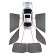 PVC.BMW-X1-5-C BMW X1 / IX1 5D 2023+ ΚΟΥΡΤΙΝΑΚΙΑ ΜΑΡΚΕ CAR SHADES - 6 ΤΕΜ.