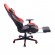 Καρέκλα γραφείου gaming Zeldo pakoworld pu μαύρο-κόκκινο 66x56x135εκ