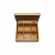 Ξύλινο Κουτί Οργάνωσης Τσαγιών 6 Θέσεων από Μπαμπού 21.8 x 18 x 9 cm Bakaji 10003027