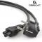 CABLEXPERT POWER CORD C5 VDE APROVED 1,8m