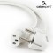 CABLEXPERT POWER CORD C13 VDE APPROVED WHITE 1,8m