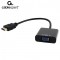 CABLEXPERT HDMI TO VGA AND AUDIO ADAPTER CABLE SINGLE PORTBLACK