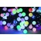 DM-0411-L . Χριστουγεννιάτικα LED RGB 10m Πολύχρωμα Επεκτάσιμα