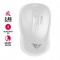 ALCATROZ SILENT AIRMOUSE DUO 7X WIRELESS/BT MOUSE WHITE