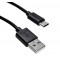 Καλώδιο σύνδεσης Jasper USB-C 2,1Α Μαύρο 1m