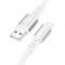 Καλώδιο Σύνδεσης Hoco X85 Strength USB σε Micro-USB 2.4A Λευκό 1m Υψηλής Αντοχής