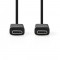 Nedis Regular USB 3.1 Cable USB-C male - USB-C male Black 1m (CCGT64750BK10) (NEDCCGT64750BK10)
