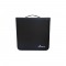 MediaRange Media storage wallet for 500 discs, synthetic leather, black (MRBOX96)