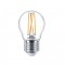 Philips E27 LED WarmGlow Filament Ball Bulb 3.4W (40W) (LPH02545) (PHILPH02545)