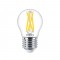 Philips E27 LED WarmGlow Filament Ball Bulb 5.9W (60W) (LPH02547) (PHILPH02547)