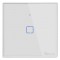 Sonoff TX T2 Χωνευτός Διακόπτης Τοίχου Wi-Fi για Έλεγχο Φωτισμού με Πλαίσιο και Ένα Πλήκτρο Φωτιζόμενος Λευκός (IM190314015) (SONIM190314015)