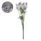 GloboStar® 09082 Τεχνητό Φυτό Διακοσμητικό Μπουκέτο Λεβάντα Λευκό - Μωβ M10cm x Υ30cm Π10cm με 10 Κλαδάκια