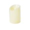 GloboStar® FIREFLAME 79542 Διακοσμητικό Realistic Κερί Παραφίνης με LED Εφέ Κινούμενης Φλόγας - Μπαταρίας & Ασύρματο Χειριστήριο IR Θερμό Λευκό 3000K Dimmable - Φ10 x Υ15cm