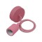Ροζ Κρεμαστό Φωτιστικό Οροφής Σιλικόνης με Υφασμάτινο Καλώδιο 1 Μέτρο E27 GloboStar Pink 91004
